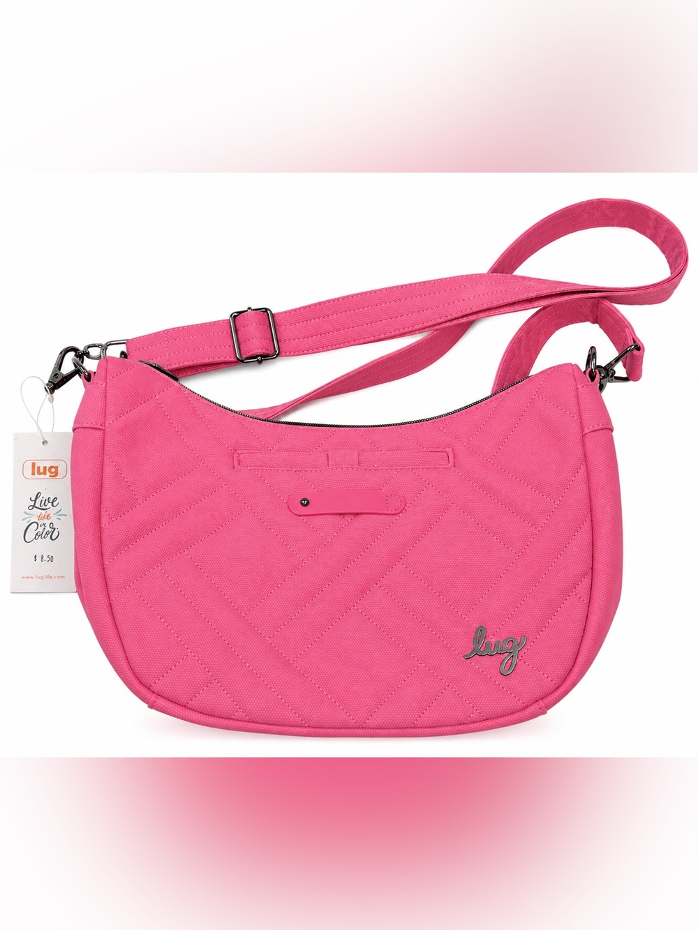 Lug Harmony Matte Luxe VL Crossbody Bag NWT Pink Tourmaline